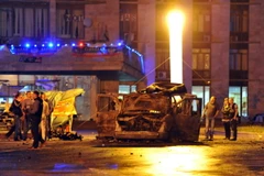 [Photo] Ukraine: Đánh bom nhằm vào xe thủ lĩnh ly khai Donetsk