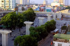 [Photo] Đường sắt Cát Linh-Hà Đông giảm áp lực giao thông Thủ đô 