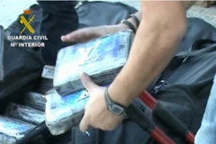 Hàng cấm bị phát hiện. (Nguồn: Quân cảnh Tây Ban Nha) 