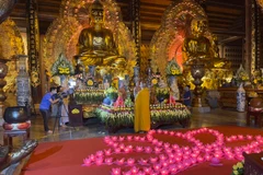 Một cảnh quay thực hiện tại Ninh Bình. (Ảnh: VTV)