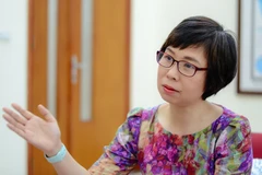 Nữ Tổng Giám đốc đầu tiên của Thông tấn xã Việt Nam, nhà báo Vũ Việt Trang. (Ảnh: Lê Minh Sơn/Vietnam+)