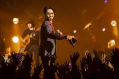 Đen Vâu trong liveshow kỷ niệm 10 năm hoạt động âm nhạc. (Ảnh: NVCC)