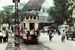Một bức ảnh của ông Thomas Billhardt tại triển lãm ảnh về Hà Nội giai đoạn 1967-1975.