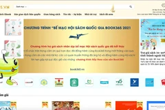 Sau hơn một tháng triển khai, Hội sách trực tuyến quốc gia đã vượt mục tiêu đề ra. (Ảnh chụp màn hình)