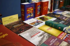 Giải thưởng Sách Quốc gia lần thứ 4 đã thu hút sự tham gia của nhiều nhà xuất bản. (Ảnh: Minh Quyết/TTXVN)