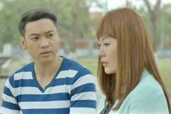 Ca sỹ Duy Khoa và diễn viên Thanh Hương trong phim truyền hình mới. (Ảnh: VFC)