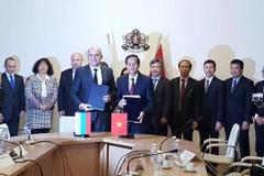 Lễ ký kết hợp tác giữa giữa Bộ Lao động - Thương binh và Xã hội Việt Nam và Bộ Lao động và Chính sách xã hội Bulgaria. (Nguồn: Bộ Lao động-Thương binh và Xã hội)