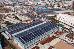 Bất động sản công nghiệp tại thành phố Thủ Đức, Thành phố Hồ Chí Minh. (Ảnh: Hồng Đạt/TTXVN)