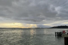 Khu vực dầu tràn tại cảng Poole. (Nguồn: Daily Echo)