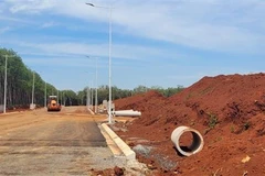 Một dự án đầu tư công tại Bà Rịa-Vũng Tàu. (Ảnh: Hoàng Nhị/TTXVN)