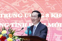 Chủ tịch nước Võ Văn Thưởng phát biểu chỉ đạo. (Ảnh: Thống Nhất/TTXVN)