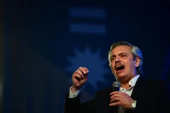 Đương kim Tổng thống Alberto Fernandez được phép tranh cử nhiệm kỳ thứ hai. (Ảnh: AFP/TTXVN)