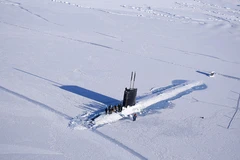 Tàu ngầm tấn công nhanh USS Hartford (SSN 768) trong cuộc tập trận ICEX 2016. (Nguồn: navytimes.com)