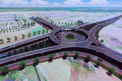 Phối cảnh của công trình sau khi hoàn thành. (Ảnh: Trần Tĩnh/TTXVN)