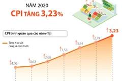 CPI bình quân năm 2020 tăng 3,23%, đạt mục tiêu Quốc hội đề ra