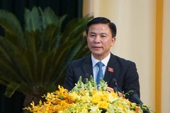 Ông Đỗ Trọng Hưng, Bí thư Tỉnh ủy Thanh Hóa được bầu giữ chức Chủ tịch HĐND tỉnh Thanh Hóa khóa XVII (nhiệm kỳ 2016-2021). (Ảnh: Hoa Mai/TTXVN)