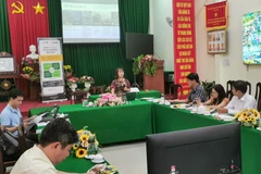 Quang cảnh buổi làm việc. (Ảnh: Thanh Liêm/TTXVN)