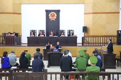 Quang cảnh phiên tòa. (Ảnh: Doãn Tấn/TTXVN)