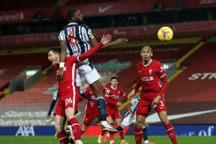 Semi Ajayi khiến Liverpool phải chia điểm tại Anfield. (Nguồn: expressandstar)