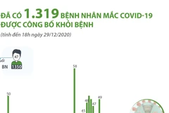 [Infographics] Đã có 1.319 bệnh nhân COVID-19 được công bố khỏi bệnh