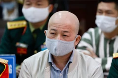 Đinh Ngọc Hệ (cựu Phó Tổng Giám đốc Tổng Công ty Thái Sơn) tại phiên toà phúc thẩm sáng 10/12. (Ảnh: Dương Giang/TTXVN)