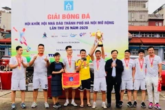 Đội bóng TTXVN vô địch tại Hội khỏe Hội Nhà báo Thành phố Hà Nội
