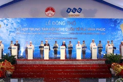 Động thổ Tổ hợp Trung tâm Hội nghị quốc tế FLC Vĩnh Phúc hiện đại