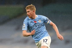 De Bruyne bỏ lỡ cơ hội ghi bàn khiến Man City chia điểm. (Nguồn: Getty Images)