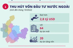 Vốn FDI vào Bình Dương năm 2022 dự kiến vượt 1,6 lần, đạt 2,8 tỷ USD