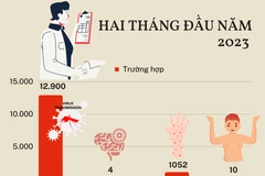 [Infographics] Tình hình dịch bệnh, ngộ độc thực phẩm trên cả nước