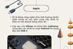 iPhone phải chuyển đổi cổng sạc tại thị trường Liên minh châu Âu