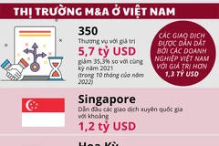 [Infographics] Sôi nổi thị trường mua bán và sáp nhập tại Việt Nam
