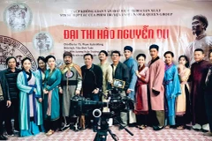 Ê-kíp phim 'Đại thi hào Nguyễn Du.' (Ảnh: Đoàn làm phim cung cấp)