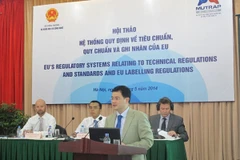 Nâng quy chuẩn, tiêu chuẩn đối với hàng hóa là điều kiện quan trọng giúp nâng cao kim ngạch xuất khẩu của hàng hóa Việt Nam ra thế giới. (Ảnh: Đức Duy/Vietnam+)