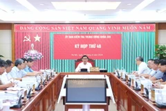 Quang cảnh Kỳ họp thứ 46 Ủy ban Kiểm tra Trung ương. (Ảnh: Phương Hoa/TTXVN)