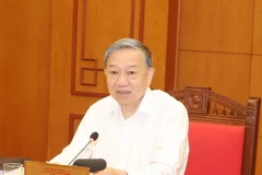 Tổng Bí thư, Chủ tịch nước Tô Lâm phát biểu kết luận cuộc họp. (Ảnh: Trí Dũng/TTXVN)