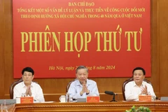 Tổng Bí thư, Chủ tịch nước Tô Lâm chủ trì phiên họp. (Ảnh: Trí Dũng/TTXVN)