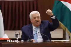 Tổng thống Palestine Mahmoud Abbas. (Nguồn: ANI/TTXVN)