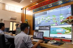 Trung tâm điều hành. (Ảnh: Đoàn Mạnh Dương/TTXVN)