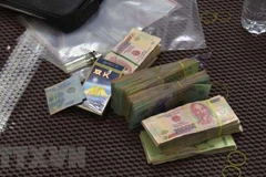 Tang vật một vụ đánh bạc. (Ảnh minh họa. Nguồn: TTXVN)