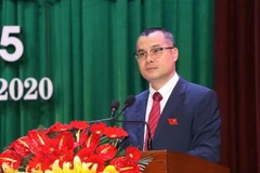 Ông Phạm Đại Dương tái đắc cử Bí thư Tỉnh ủy Phú Yên khóa XVII, nhiệm kỳ 2020-2025. (Ảnh: Phạm Cường/TTXVN)