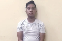 Đối tượng cầm đầu Trần Hoàng Lâm. (Ảnh: TTXVN phát)