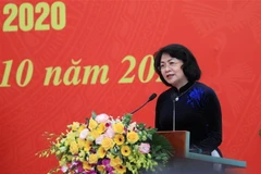 Phó Chủ tịch nước Đặng Thị Ngọc Thịnh phát biểu. (Ảnh: Lâm Khánh/TTXVN)