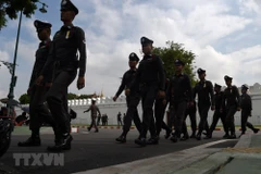 Cảnh sát Thái Lan tuần tra. (Nguồn: AFP/TTXVN)