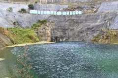 Hầm thủy điện Thượng Kon Tum đang ngập chìm trong nước 