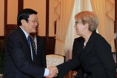 Chủ tịch nước Trương Tấn Sang tiếp Đại sứ Hy Lạp chào từ biệt