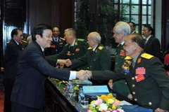 Cựu chiến binh giao lưu các điển hình tiên tiến làm theo Bác Hồ