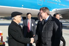 Tổng Bí thư Nguyễn Phú Trọng hội kiến Thủ tướng Nga Medvedev