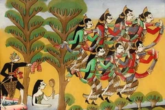 Trưng bày tranh kính - loại hình nghệ thuật đặc sắc của Indonesia