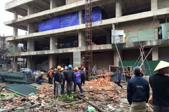 Hiện trường vụ tai nạn. (Ảnh: PV/Vietnam+)